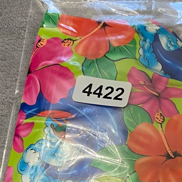 Frankie's Bikinis Floral One Piece Swimsuit - Pink and Blue - Picture 12 of 13